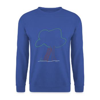 Grenouilles échelle arbre, nature écologique météo - Sweat-shirt Unisexe - bleu royal - Devant - Alina (178cm) & Michal (187cm)