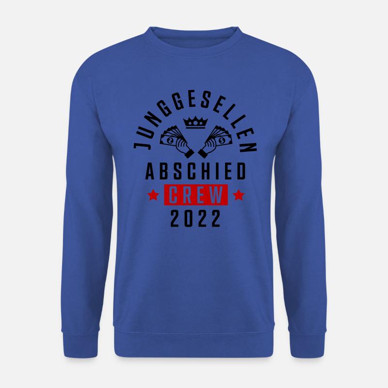 Junggesellenabschied 2022 Crew - Unisex Pullover - Royalblau