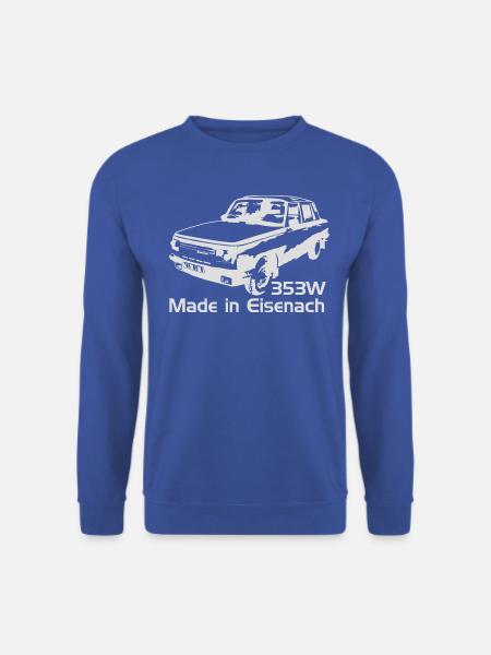 Wartburg w353 Made in Eisenach - Unisex Pullover - Royalblau