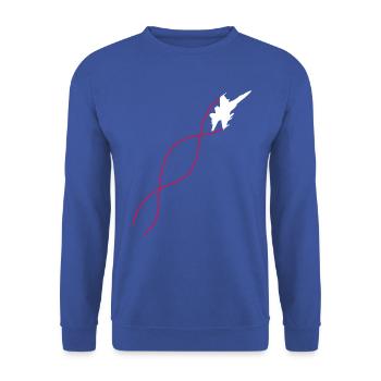 aerobatics - Unisex Sweatshirt - royal blue - Front - Alina (178cm) & Michal (187cm)