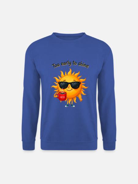 Zu früh für einen Blitz - Unisex Pullover - Royalblau