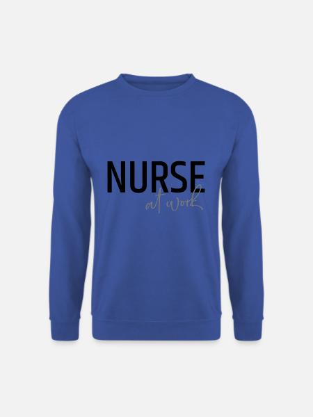 Nurse at work - Unisex Pullover - Royalblau