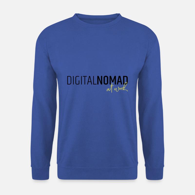 Digital nomad at work - Unisex Sweatshirt - royal blue