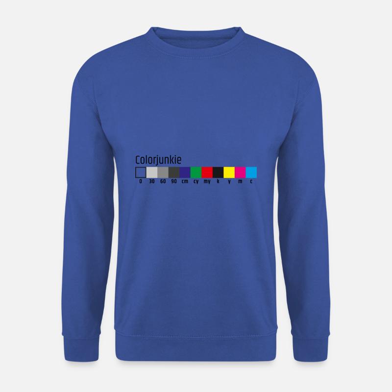 Print control strips for colorjunkies - Unisex Sweatshirt - royal blue