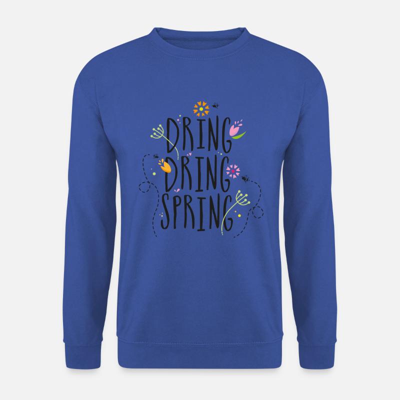 Dring-Dring-Frühling! - Unisex Pullover - Royalblau