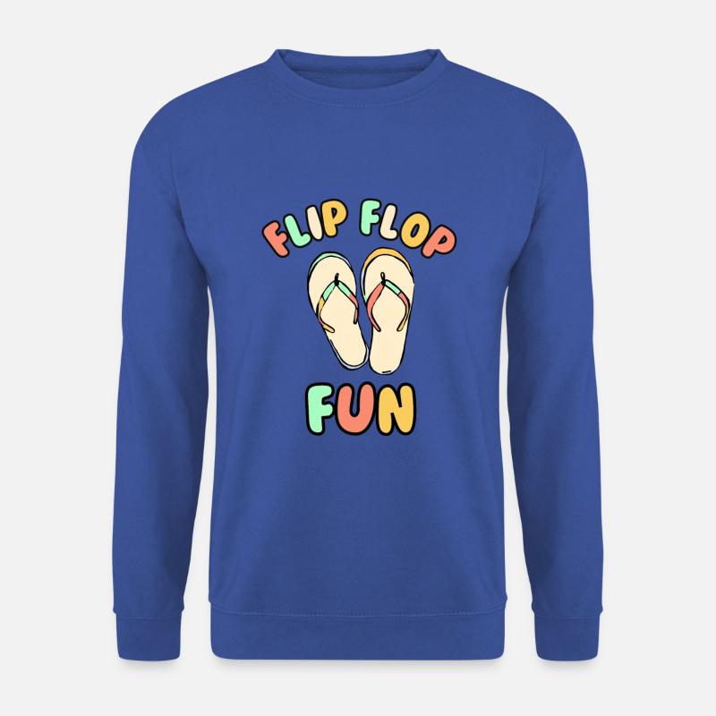 Flip Flop Spaß - Unisex Pullover - Royalblau