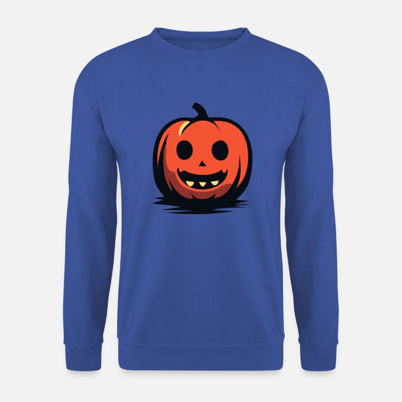 Lustiger Kürbis - Unisex Pullover - Royalblau