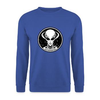 Supérieur, Magnifique, Propre Super Aliens - Sweat-shirt Unisexe - bleu royal - Devant - Alina (178cm) & Michal (187cm)
