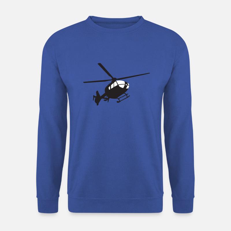 Helikopter Anflug - Unisex Pullover - Royalblau