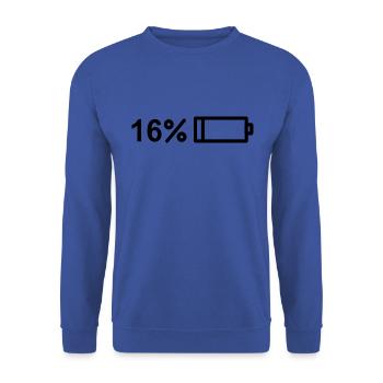 Endlich 16! Happy 16! Sweet 16! - Unisex Pullover - Royalblau - Vorne - Alina (178cm) & Michal (187cm)