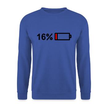 Endlich 16! Happy 16! Sweet 16! - Unisex Pullover - Royalblau - Vorne - Alina (178cm) & Michal (187cm)