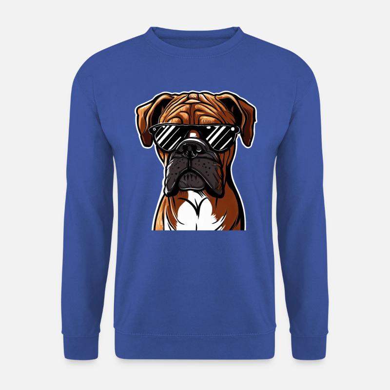 Niedlicher Boxerwelpe - Unisex Pullover - Royalblau