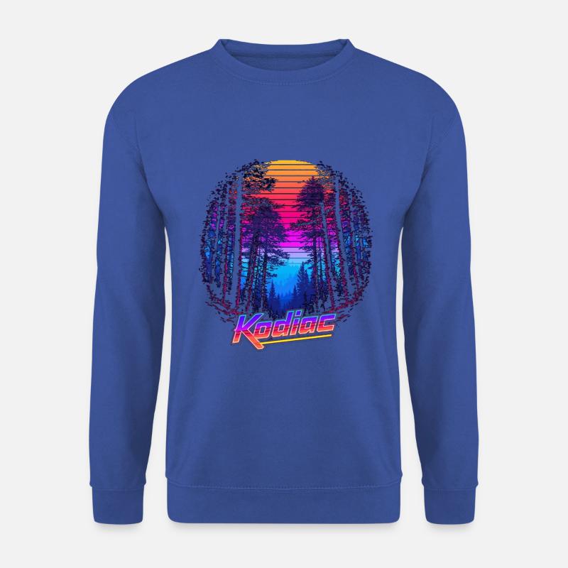 Neon Forrest - Unisex Pullover - Royalblau