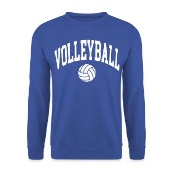 Volleyball - Unisex Pullover - Royalblau - Vorne - Alina (178cm) & Michal (187cm)