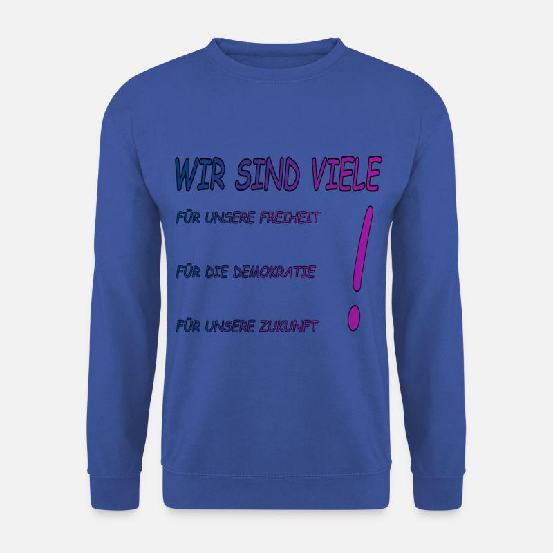 Wir sind viele - Unisex Pullover - Royalblau