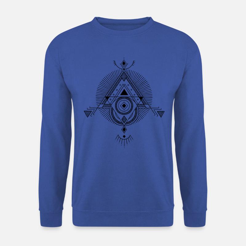 Triangle geometry - Unisex Sweatshirt - royal blue