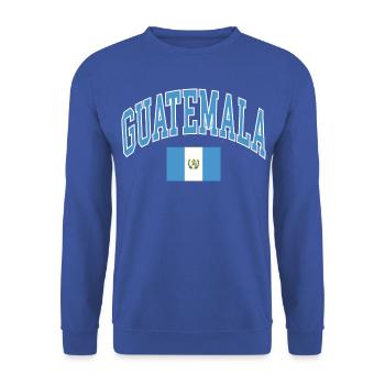 Guatemala - Unisex Pullover - Royalblau - Vorne - Alina (178cm) & Michal (187cm)