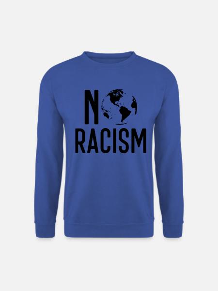 No Racism, Gegen Rassismus, Liberté, Mensch, Liebe - Unisex Pullover - Royalblau