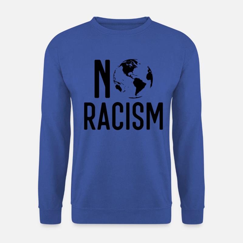 No Racism, Gegen Rassismus, Liberté, Mensch, Liebe - Unisex Pullover - Royalblau