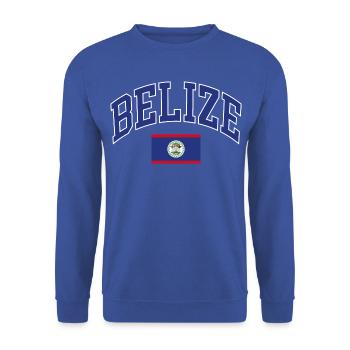 Belize - Unisex Pullover - Royalblau - Vorne - Alina (178cm) & Michal (187cm)