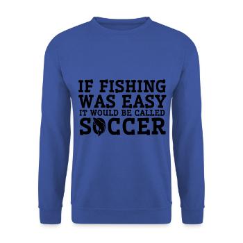 Fishing fishing fish gift angler fisherman - Unisex Sweatshirt - royal blue - Front - Alina (178cm) & Michal (187cm)