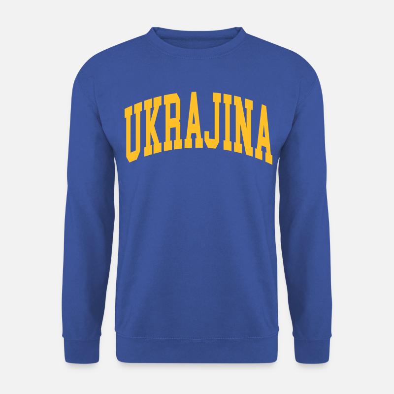 Ukrayina - Sweat-shirt Unisexe - bleu royal