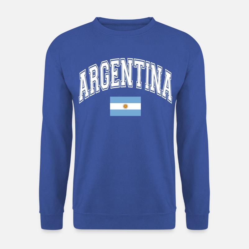 Argentinien Flagge - Unisex Pullover - Royalblau