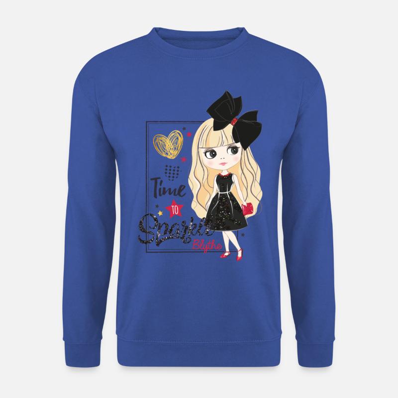 Blythe Puppe Time To Sparkle - Unisex Pullover - Royalblau