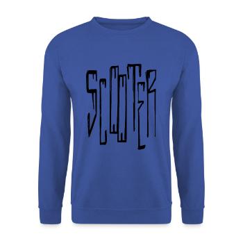 scooter - Unisex Sweatshirt - royal blue - Front - Alina (178cm) & Michal (187cm)