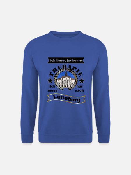 Lüneburg | Stadt Geschenk Reisen Therapie - Unisex Pullover - Royalblau