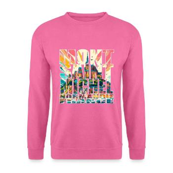 Mont Saint-Michel - Unisex Pullover - Pink - Vorne