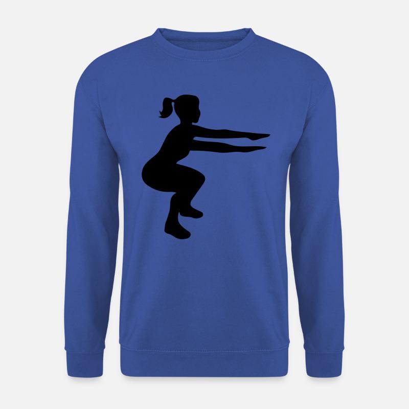 fitness frau - Unisex Pullover - Royalblau