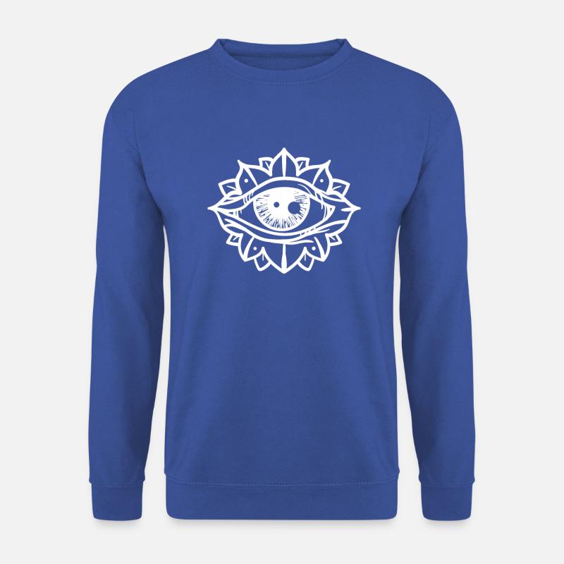 All Seeing Eye Evil Eye, Third Eye - Unisex Pullover - Royalblau