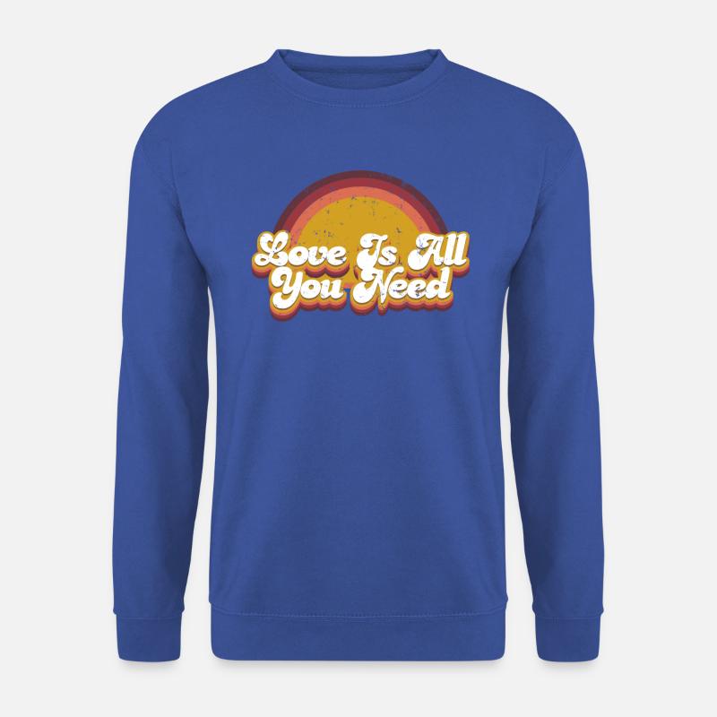 Love is All You Need - Unisex Pullover - Royalblau