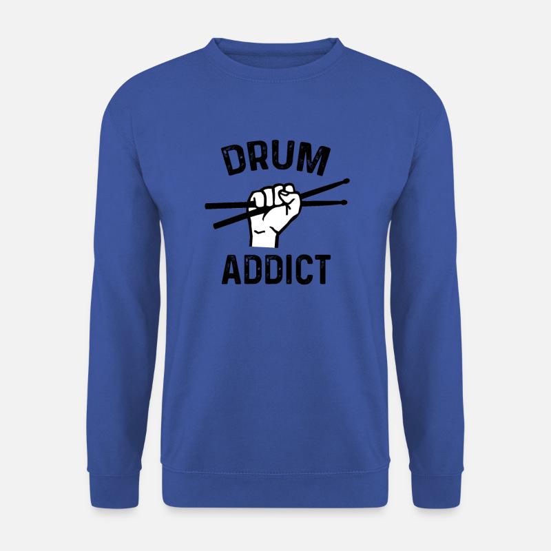 Drumming Drum Sticks Marching Band - Unisex Sweatshirt - royal blue