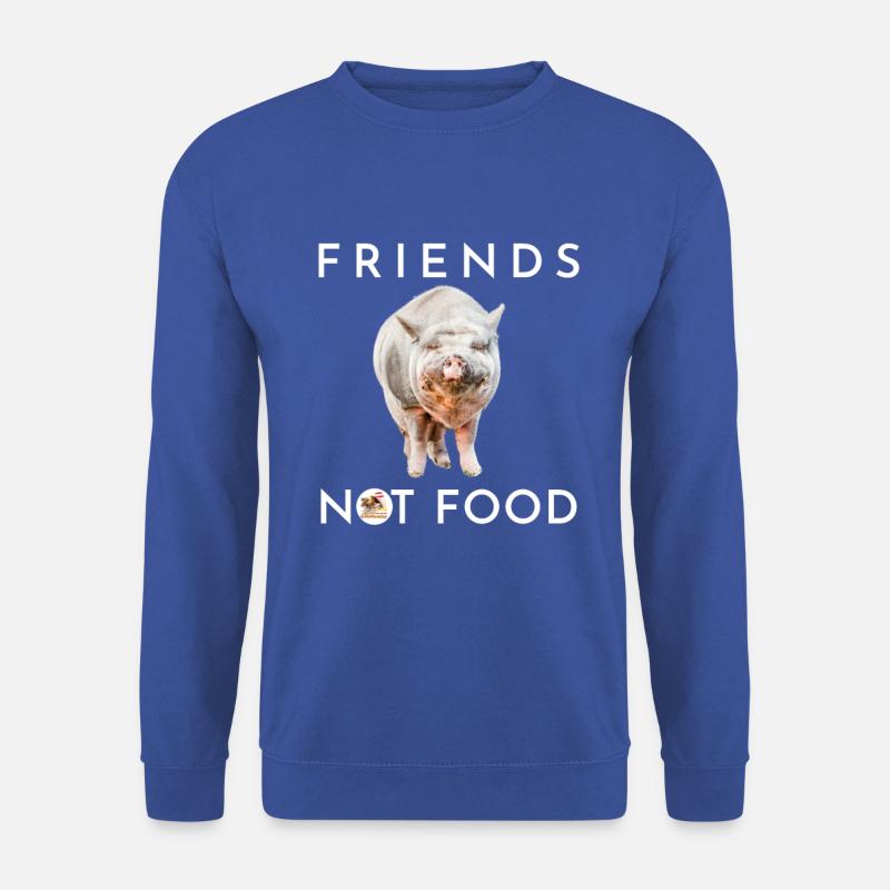 Amis pas nourriture - Sweat-shirt Unisexe - bleu royal
