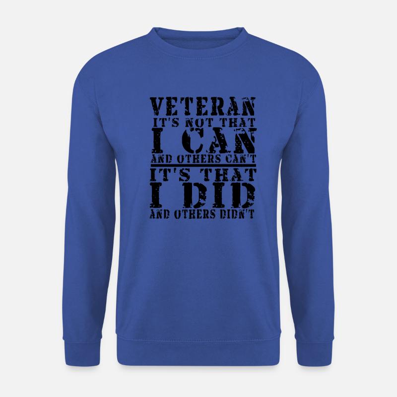 Veteran - Unisex Pullover - Royalblau