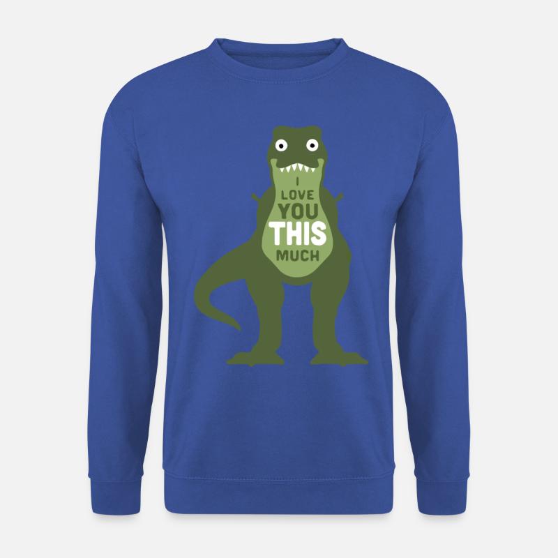 Dinosaurier - Unisex Pullover - Royalblau