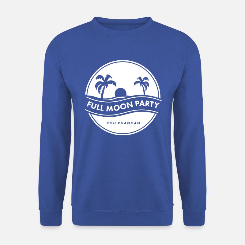 full moon party - Unisex Pullover - Royalblau