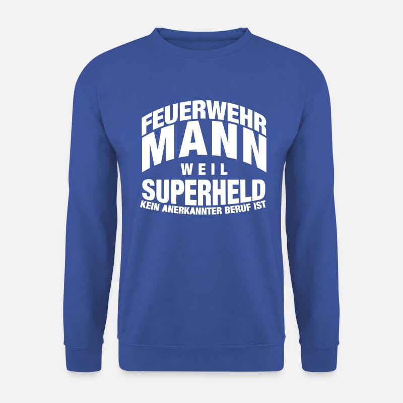 Feuerwehrmann - Unisex Pullover - Royalblau