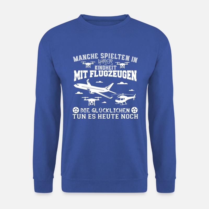 Flugzeuge - Unisex Pullover - Royalblau