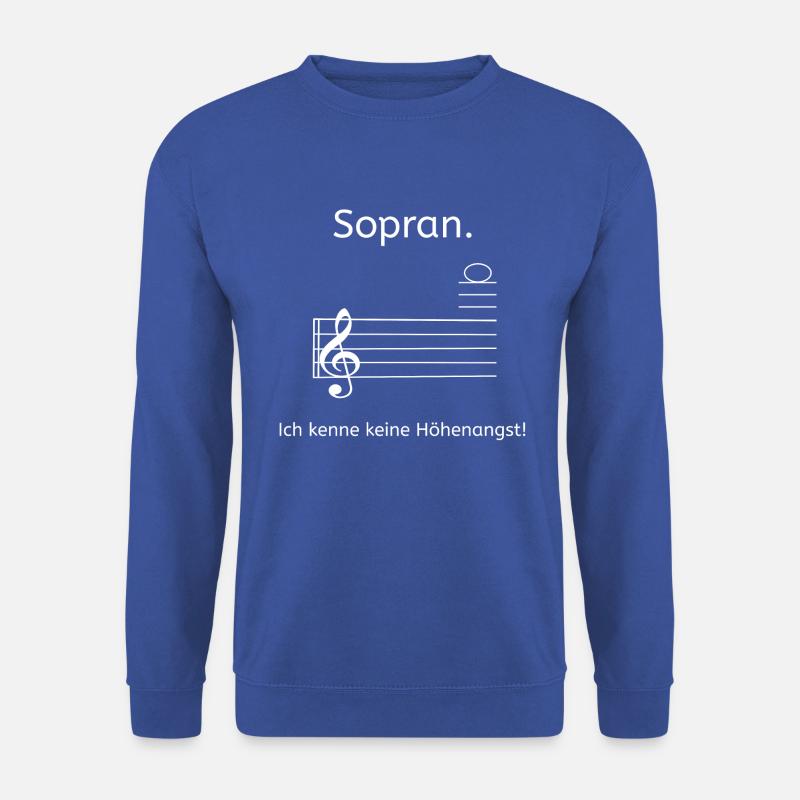 Sopran Höhenangst - Musik - Unisex Pullover - Royalblau