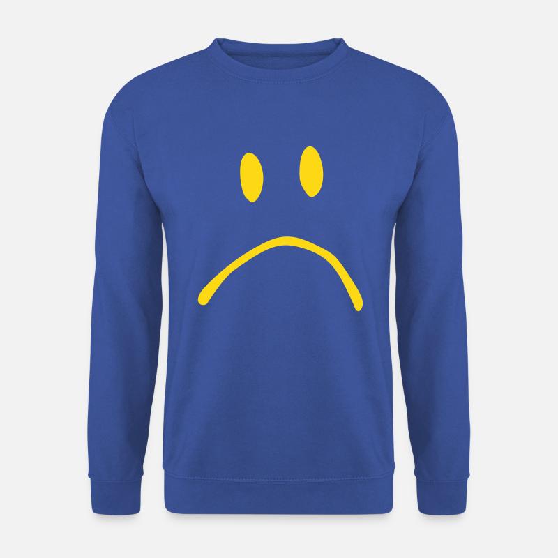 Big Smile. Smiley, Gesicht - Unisex Pullover - Royalblau