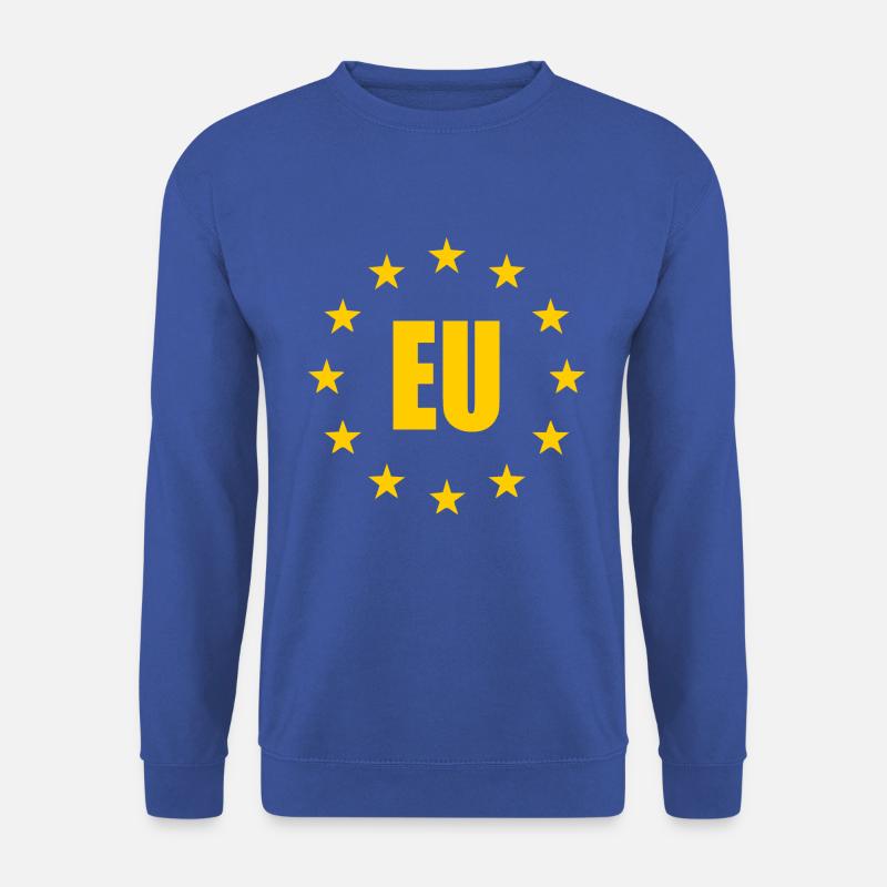 Eu flagge - Unisex Pullover - Royalblau