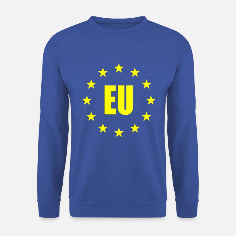 Eu flagge - Unisex Pullover - Royalblau