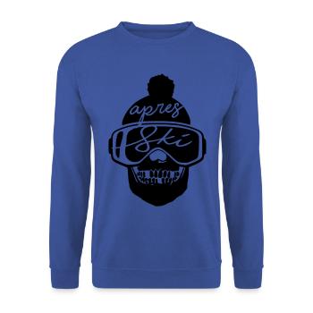 apres ski schnee winterurlaub ski snowboard cool - Unisex Pullover - Royalblau - Vorne - Alina (178cm) & Michal (187cm)