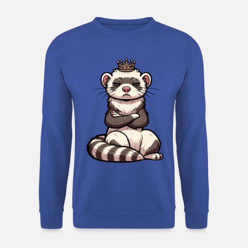 Frettchen Frettchenhalter Frettchenbesitzer - Unisex Pullover - Royalblau