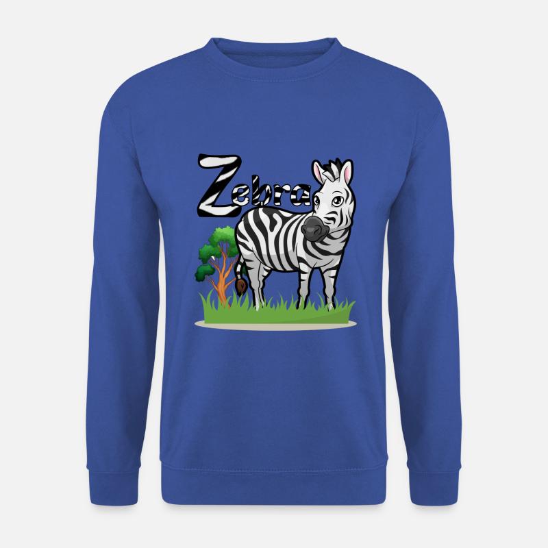 Zebra - Unisex Sweatshirt - royal blue