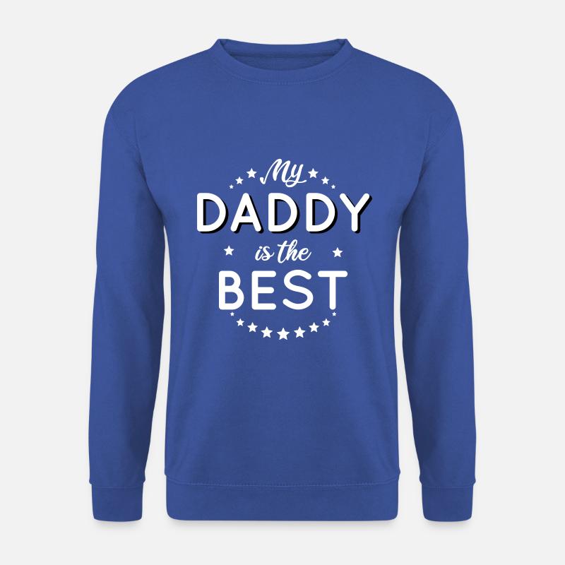 Papa - Mein Papa ist der Beste - Unisex Pullover - Royalblau