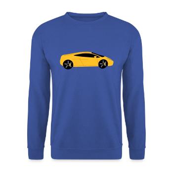 Car Car Sports Car Vehicle - Unisex Sweatshirt - royal blue - Front - Alina (178cm) & Michal (187cm)